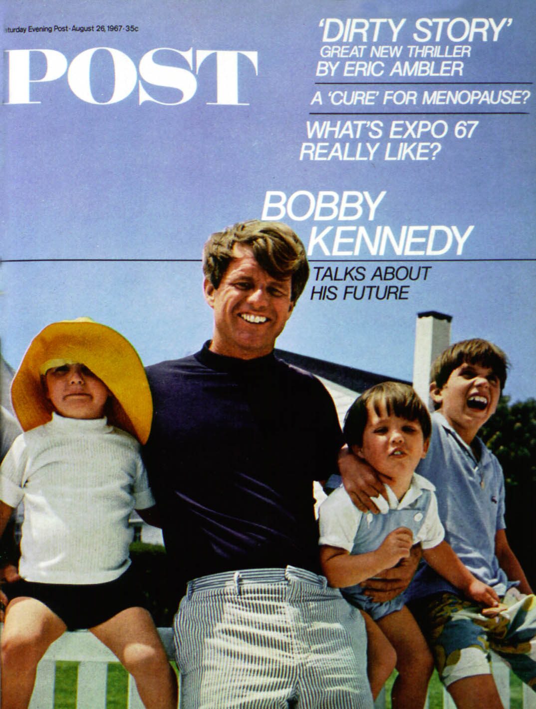 8/26/196 7 Halsman, Philippe --- Bobby Kennedy & Kids