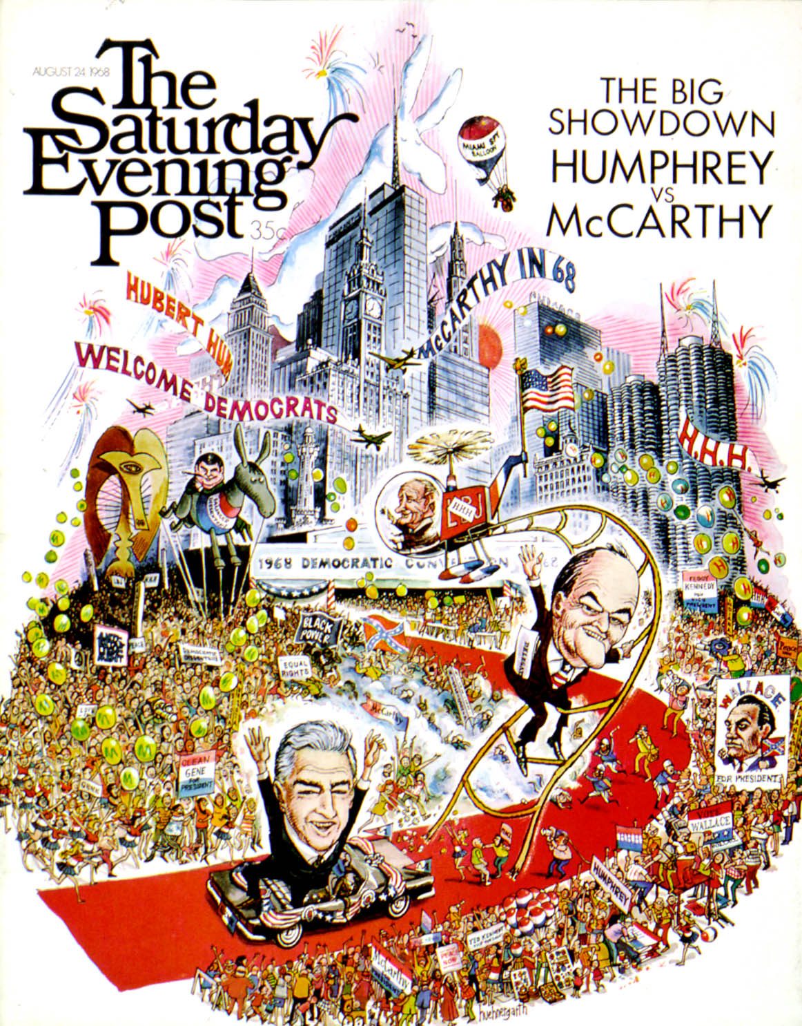 8/24/196 8 Huehnergarth, John --- Humphrey vs. McCarthy