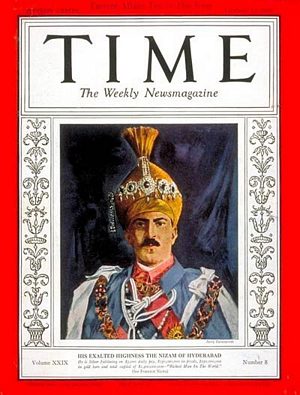 TIME370222.jpg 2/22/193 7 The Nizam of Hyderbad - Image 1