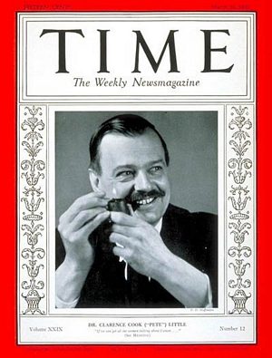 3/22/1937 Dr.Clarence Little