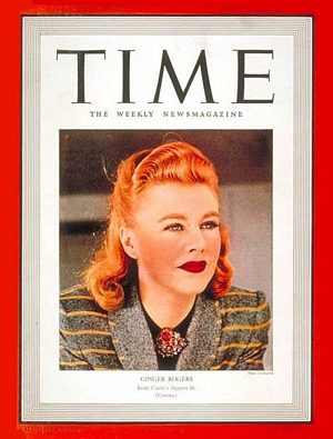 4/10/1939 Ginger Rogers - cover stained