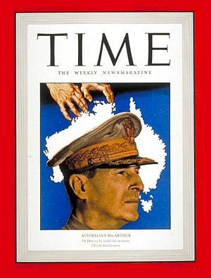 TIME420330.jpg 3/30/1942 General MacArthur - Image 1