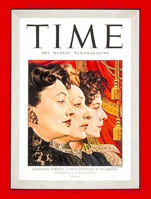 TIME421221.jpg 12/21/1942 Katharine Cornell, Judith Anderson & Ruth Gordon - Image 1