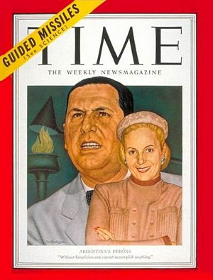 5/21/1951 Jaun and Eva Peron