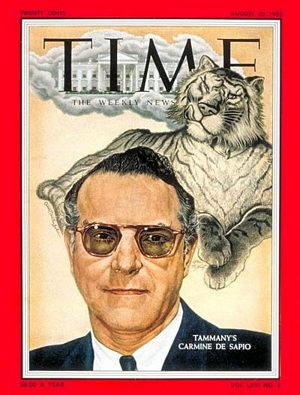 8/22/1955 Carmine DeSapio Frank Ainatra