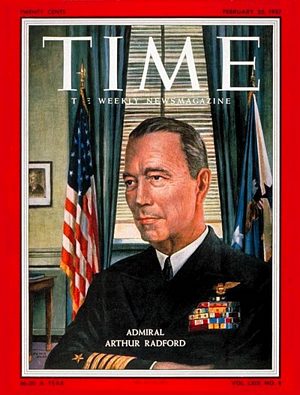 2/25/1957 Adm. Arthur Radford