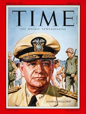 TIME580804.jpg 8/4/1958 Adm. James Holloway - Image 1