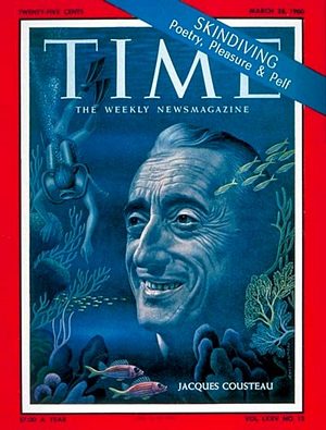 3/28/1960 Jacques-Yves Cousteau