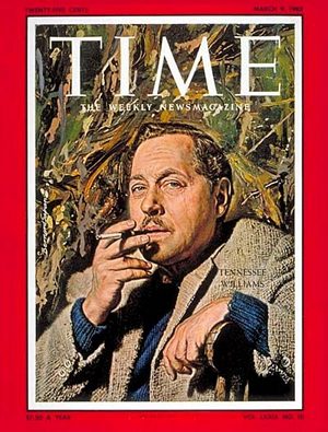 TIME620309.jpg 3/9/1962 Tennessee Williams - Image 1