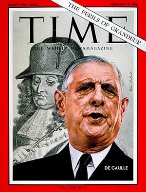 TIME630208.jpg 2/8/1963 Charles DeGaulle - Image 1