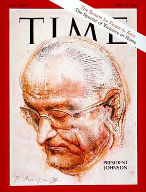 4/12/1968 Lyndon B. Johnson ( Man of the year )