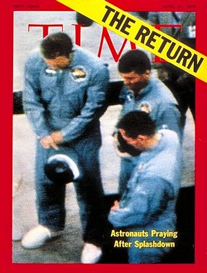 4/27/1970 Astronauts Lovell Haise and Swigert