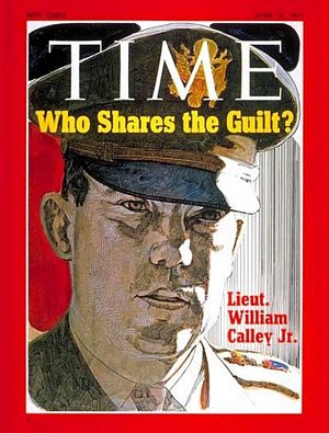 TIME710412.jpg 4/12/1971 Lt. William Calley Jr. - Image 1