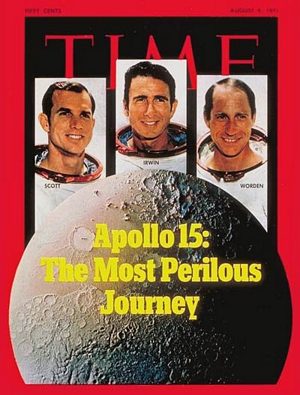 8/9/1971 Astronauts Scott, Irwin and Worden