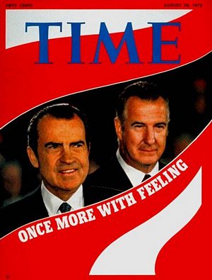 8/28/1972 Richard Nixon and Spiro Agnew