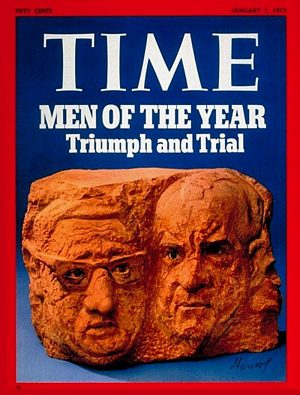 1/1/1973 Kissinger and Nixon ( Men of the year )