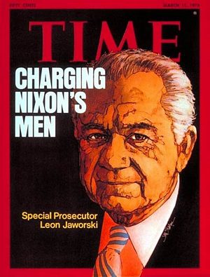 TIME740311.jpg 3/11/1974 Special Prosecutor Leon Jaworski - Image 1