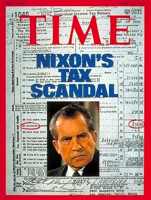 4/15/1974 Nixon Tax Scandal