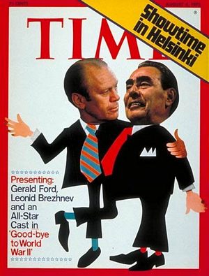 8/4/1975 Gerald Ford & Leonid Brezhnev