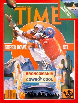 1/16/1978 Superbowl XII Bronco-Cowboy