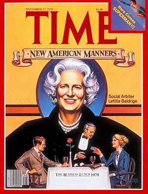 TIME781127.jpg 11/27/1978 Lettia Baldrige - Image 1