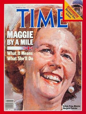 TIME830620.jpg 6/20/1983 Margaret Thatcher - Image 1