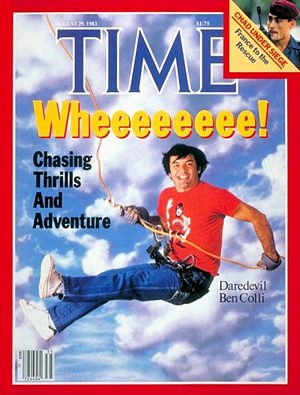 TIME830829.jpg 8/29/1983 Daredevil Ben colli - Image 1