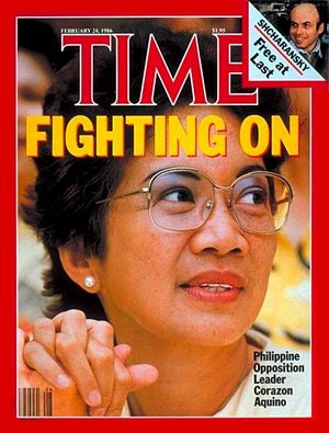 2/24/1986 Philippine Corazon Aquimo