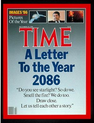12/29/1986 Time A Letter to the Year 2086