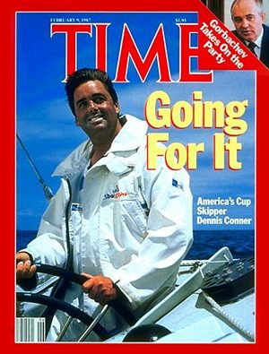 2/9/1987 America''s Cup Dennis Conner