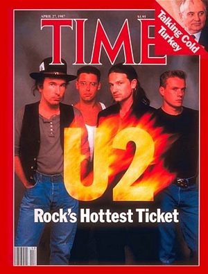 TIME870427.jpg 4/27/1987 U2 Rock''s Hottest Ticket - Image 1