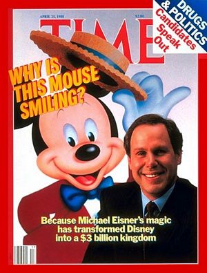 TIME880425.jpg 4/25/1988 Michael Eisner Disney - Image 1