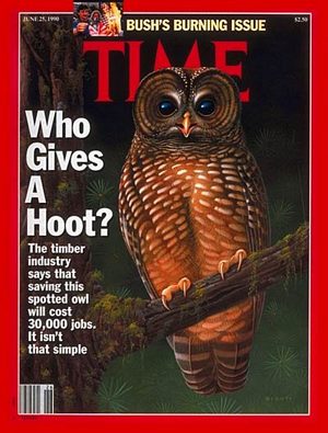 TIME900625.jpg 6/25/1990 Who Gives A Hoot - Image 1