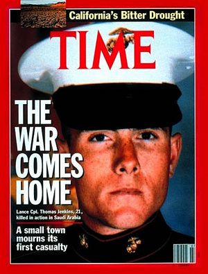 TIME910218.jpg 2/18/1991 The Comes Home - Image 1