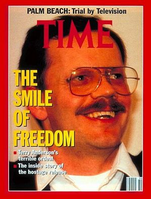 TIME911216.jpg 12/16/1991 The Smile of freedomTerry Anderson - Image 1