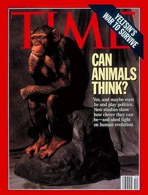 TIME930322.jpg 3/22/1993 Can Animals Think - Image 1