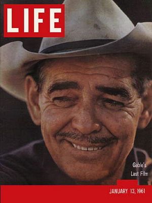 1/13/1961 Clark Gable