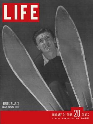 cv012449.jpg 1/24/1949 French skier - Image 1
