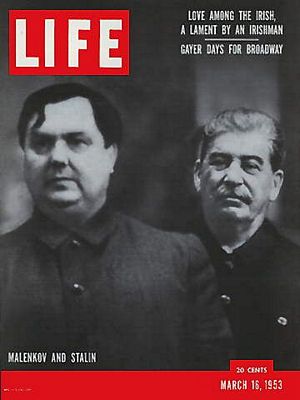cv031653.jpg 3/16/1953 Malenkov & Stalin - Image 1
