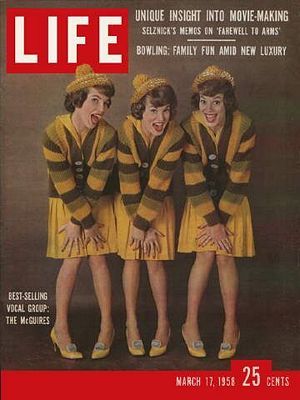 3/17/1958 McGuire Sisters