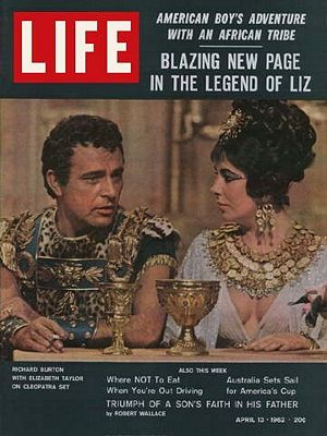 4/13/196 2 Burton & Taylor With Ball Card