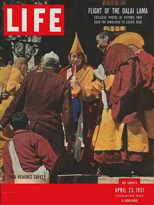 4/23/1951 Dalia Lama''s escape