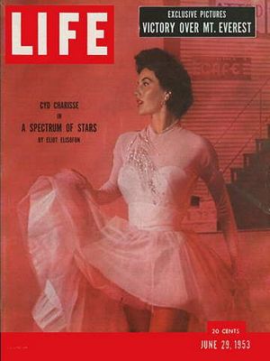 6/29/1953 Cyd Charisse