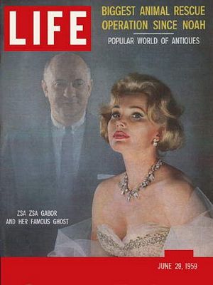 cv062959.jpg 6/29/1959 Zsa Zsa & ghostwriter - Image 1