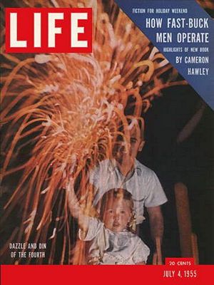 7/4/1955 July 4th firewoorks