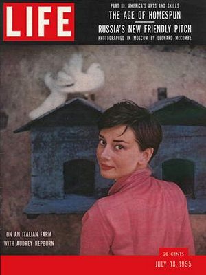 7/18/1955 Hepburn in Italy