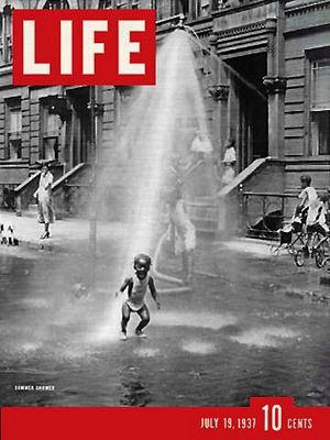 7/19/1937 Street shower