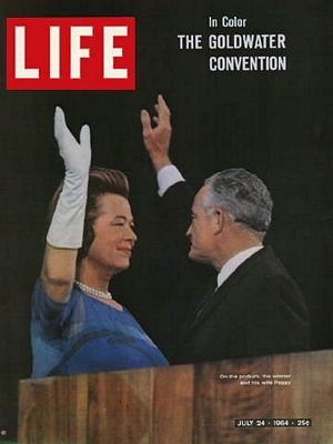 7/24/1964 GOP nominee & wife