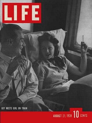 8/21/1939 Day-coach travel