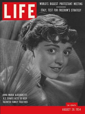 8/30/1954 Anna Marie Alberghetti
